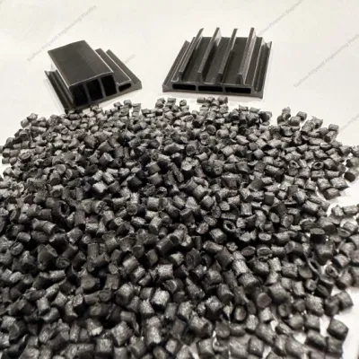 Isolador de grau de extrusão de alta qualidade poliamida PA66 GF25 pellets de plástico endurecidos grânulos reciclados